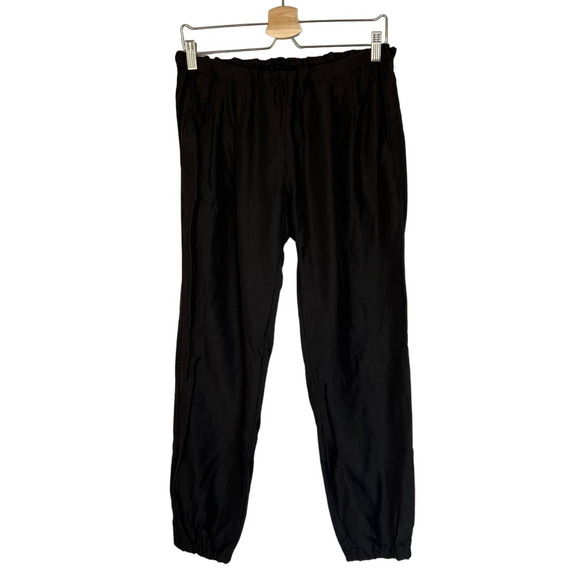 American Colors by Alex Lehr Classics Pull-on Jogger Style Loose Pants in Black - Picture 1 of 5
